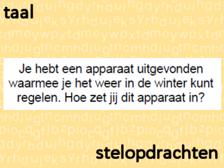Taal - stelopdrachten