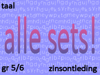 Zinsontleding - Alle sets