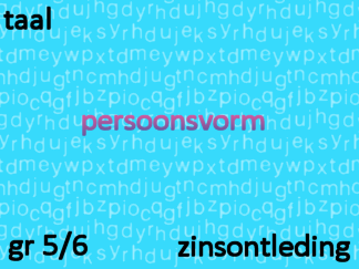 Zinsontleding - pv