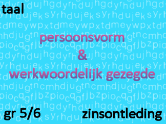 Zinsontleding - pv, wwg