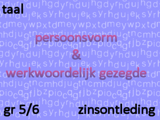 Zinsontleding - pv, wwg