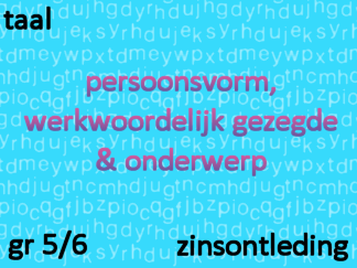 Zinsontleding - pv, wwg, ond