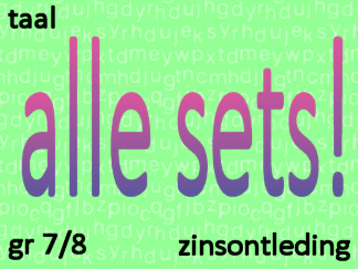 Zinsontleding - Alle sets