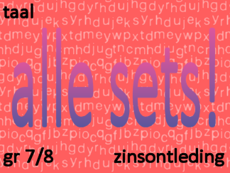 Zinsontleding - Alle sets