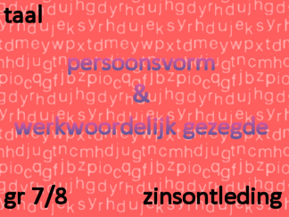Zinsontleding - pv, wwg