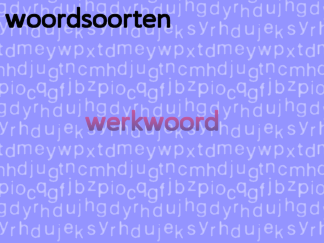 Woordsoorten - ww