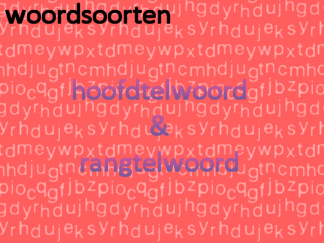 Woordsoorten - htw, rtw