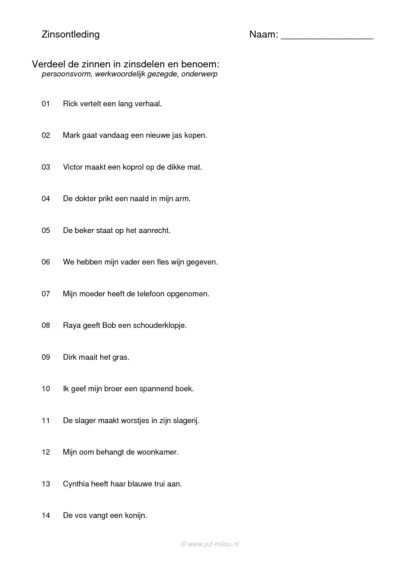Zinsontleding - Alle sets - Afbeelding 3