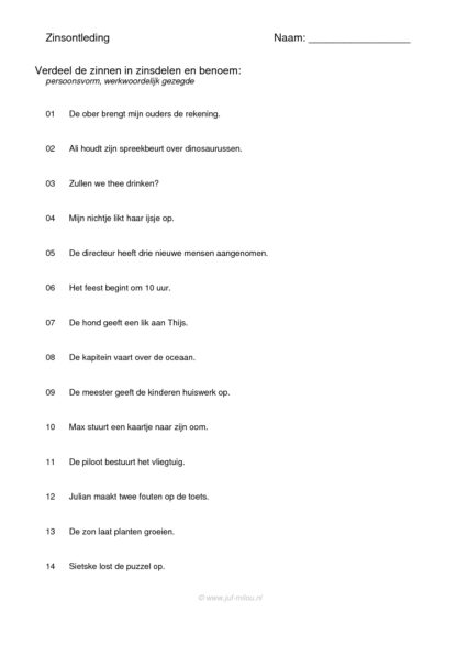 Zinsontleding - Alle sets - Afbeelding 8