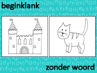 Beginklank - zonder woord