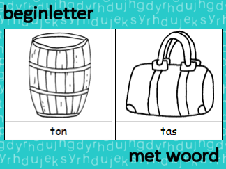 Beginletter - met woord