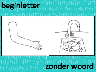 Beginletter - zonder woord