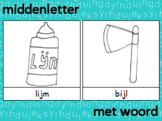 Middenletter - met woord