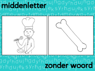Middenletter - zonder woord