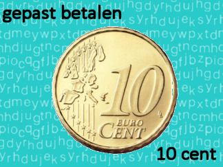 Gepast betalen 10 cent