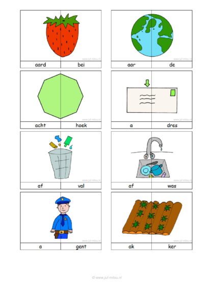 Lettergrepen (2 lettergrepen) - Afbeelding 4