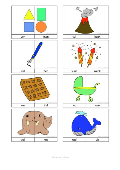 Lettergrepen (2 lettergrepen) - Afbeelding 3