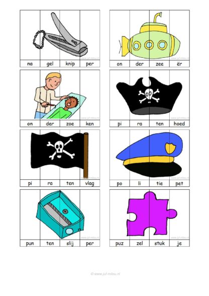 Lettergrepen (3 en 4 lettergrepen) - Afbeelding 3