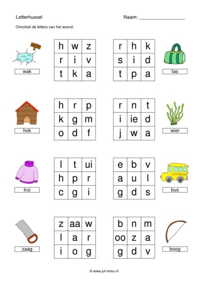 Letterhussel 3 letters (met woord) - Afbeelding 3