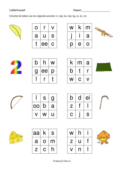 Letterhussel 3 letters (zonder woord) - Afbeelding 2