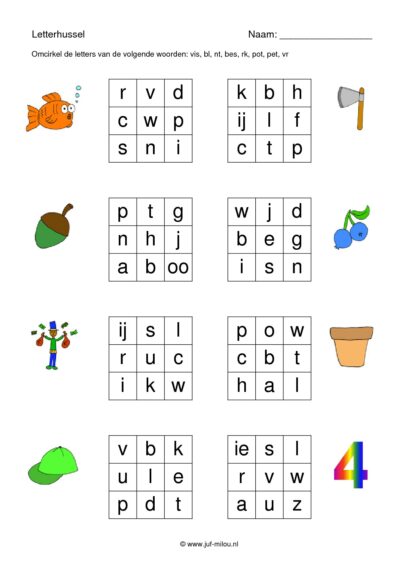 Letterhussel 3 letters (zonder woord) - Afbeelding 3
