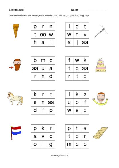 Letterhussel 4 letters (zonder woord) - Afbeelding 4