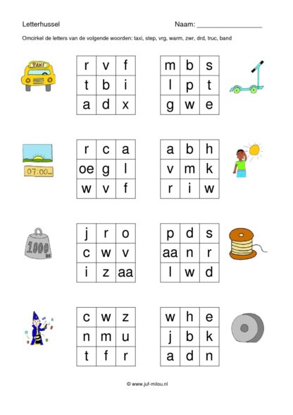Letterhussel 4 letters (zonder woord) - Afbeelding 2