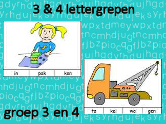 Lettergrepen (3 en 4 lettergrepen)