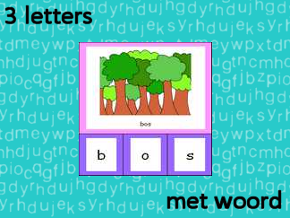Woordmaken 2 - 3 letters [ met woord ]