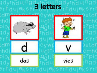 Woordmaken woorden 3 letters
