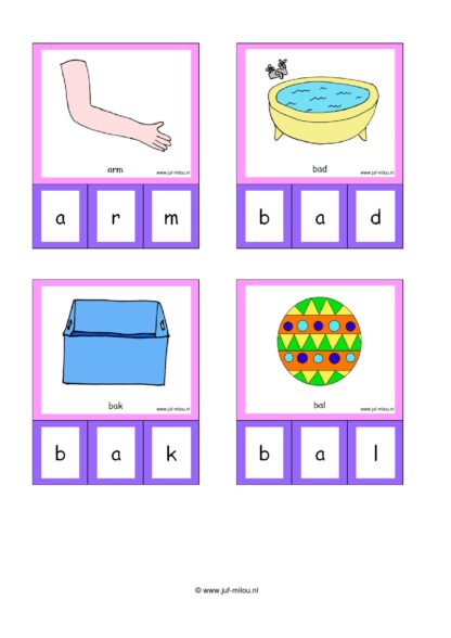 Woordmaken 2 - 3 letters [ met woord ] - Afbeelding 4