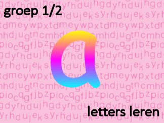 Letters leren - Letter a