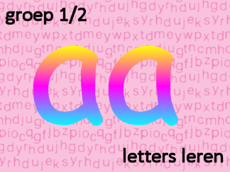 Letters leren - Letter aa