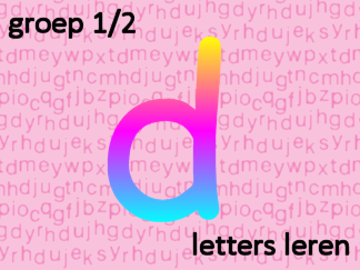 Letters leren - Letter d