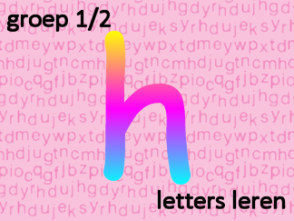 Letters leren - Letter h