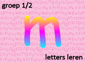Letters leren - Letter m