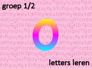 Letters leren - Letter o