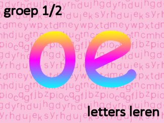 Letters leren - Letter oe