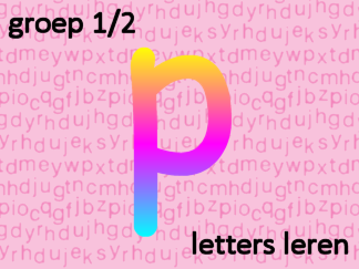 Letters leren - Letter p