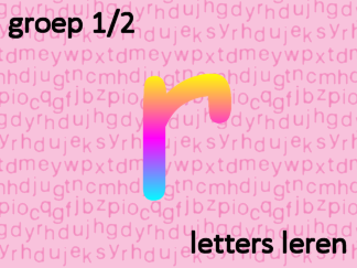 Letters leren - Letter r