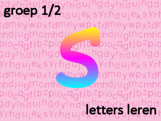Letters leren - Letter s