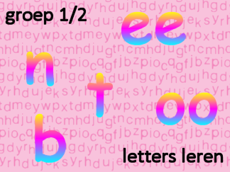 Letters leren [ set ] n - t - ee - b - oo