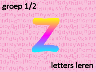 Letters leren - Letter z