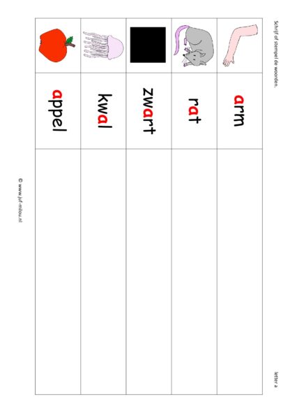 Letters leren - Letter a - Afbeelding 6