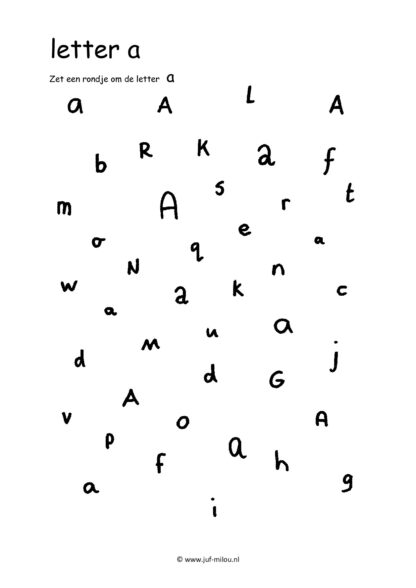 Letters leren - Letter a - Afbeelding 7