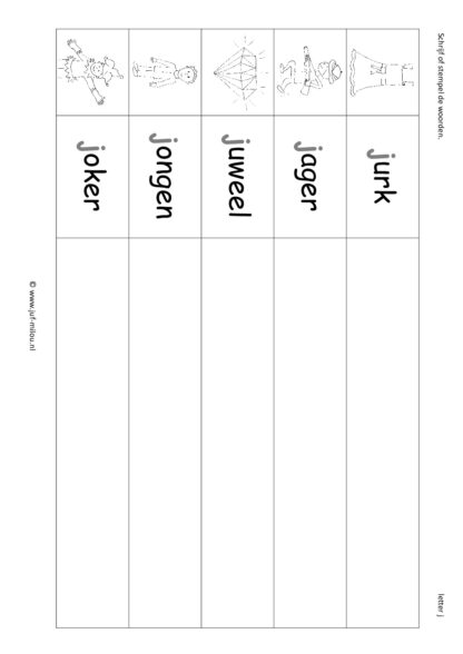 Letters leren - Letter j - Afbeelding 7