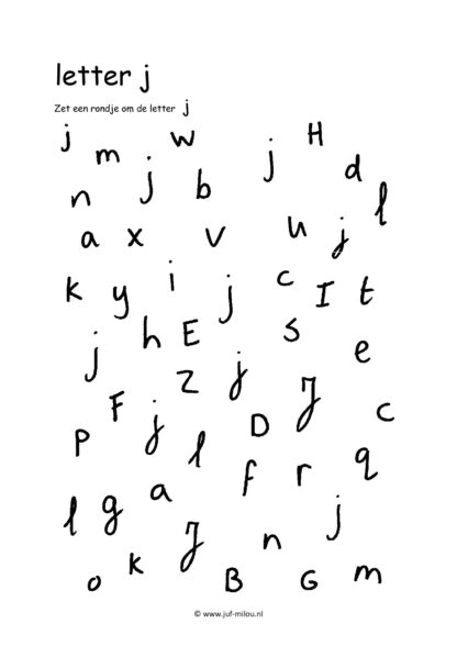 Letters leren - Letter j - Afbeelding 8
