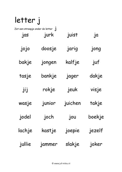 Letters leren - Letter j - Afbeelding 9