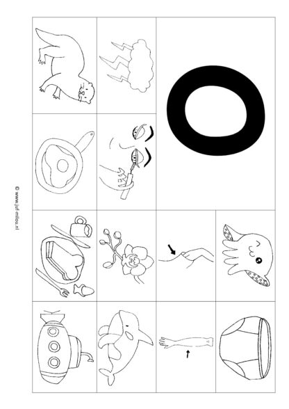 Letters leren [ set ] w - o - a - u - j - Afbeelding 3