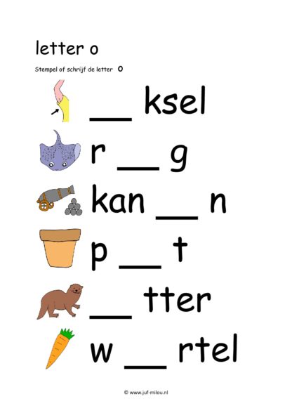 Letters leren - Letter o - Afbeelding 5
